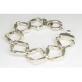 bratara " Contemporary Chainmaille ". argint. Franta. anii '90